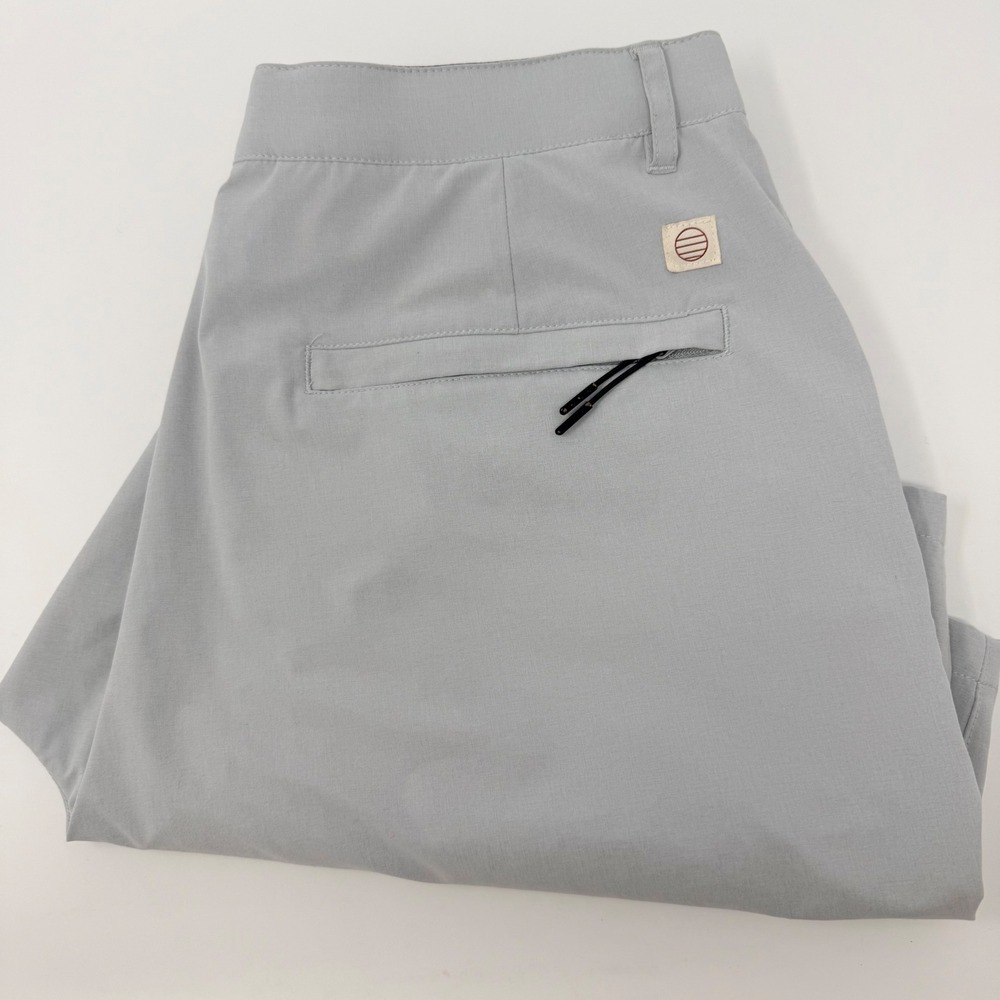 Marine Layer Mens Light Gray Hybrid Shorts Size 33 Style 17608